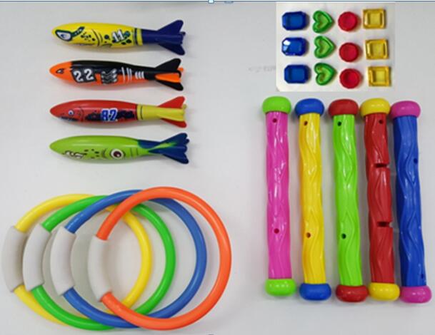 GAOMON 19pcs Diving Toys Pool Accessories Set