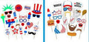 GAOMON 45pcs High-Quality Photo Props for United States National Day