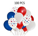 GAOMON 100pcs GAOMON 12-Inch Star Printing Latex Balloon