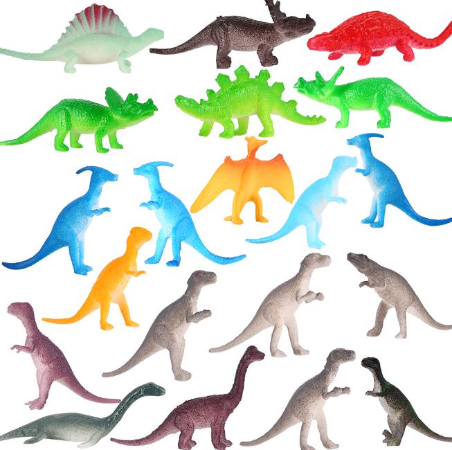 GAOMON 24pcs Creative Easter Eggs Filled with Dinosaur