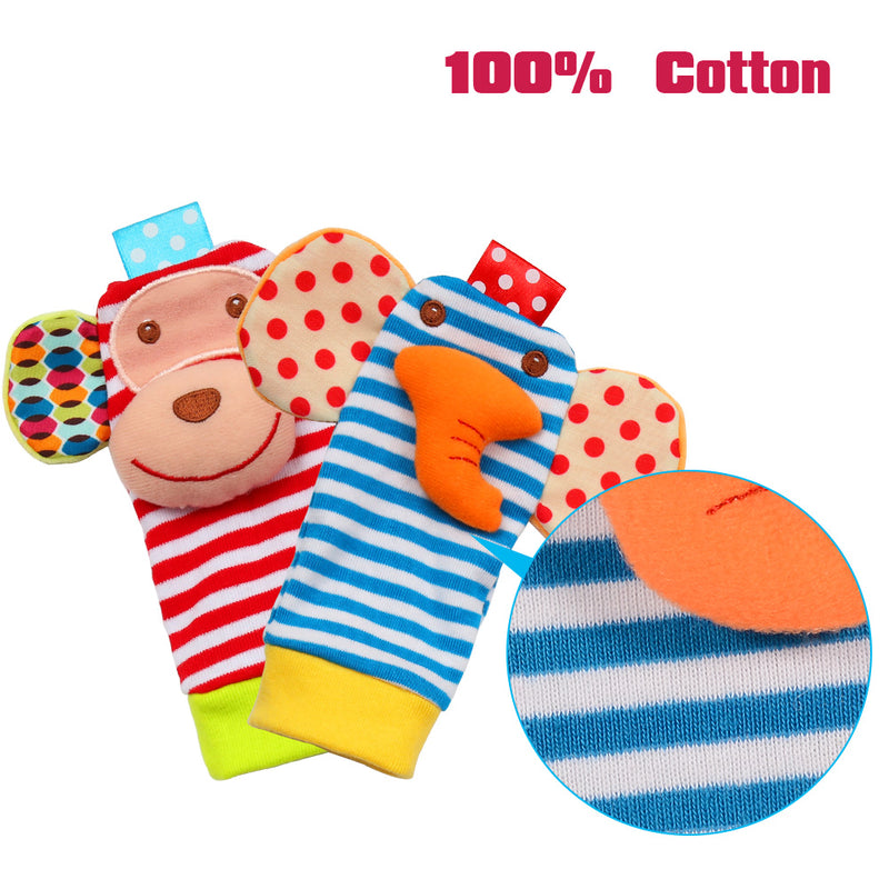 GAOMON 8pcs Animal Baby Toys Early Education Tools