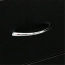 GAOMON 4-Drawer Wooden Dresser Storage Cabinets with Handles Black