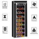 GAOMON Non-woven 9 Tier Shoe Rack Shoe Shelf Storage Closet Organizer Cabinet