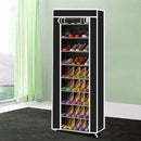 GAOMON Non-woven 9 Tier Shoe Rack Shoe Shelf Storage Closet Organizer Cabinet