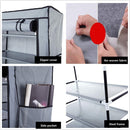 GAOMON Non-woven 9 Tier Shoe Rack Shoe Shelf Storage Closet Organizer Cabinet