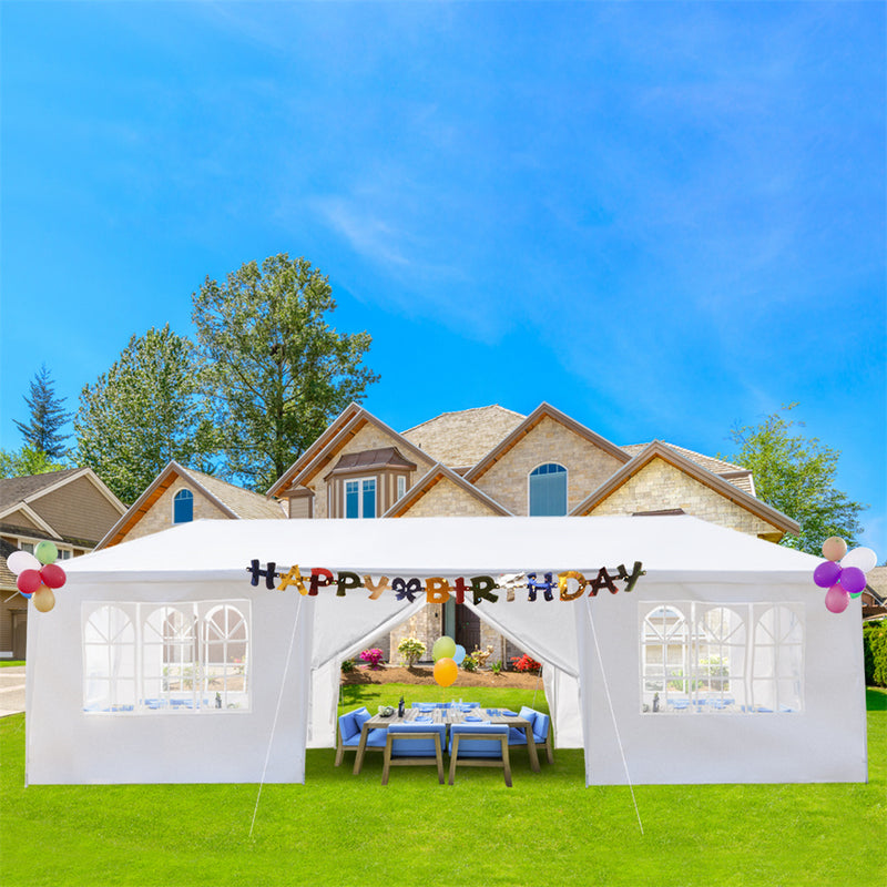 GAOMON 3x9m 8-sided 2 Doors Spiral Tube Tent Waterproof Tent for Wedding Camping Parking