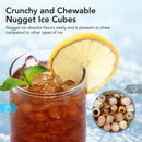 GAOMON 44Lbs Nugget Ice Maker Stainless Steel Countertop Ice Machine for Home Office Bar