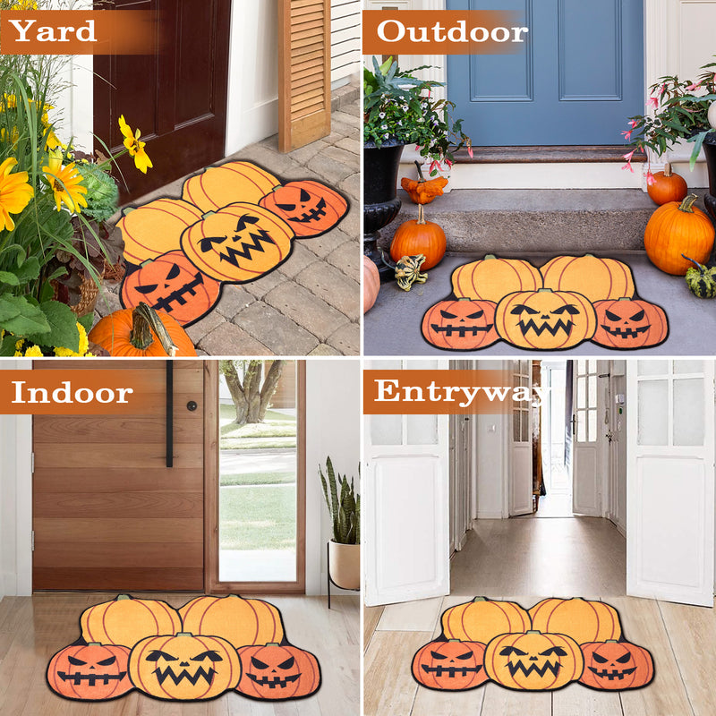 GAOMON Halloween Indoor Door Mat Non Slip Front Door Mat