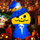 GAOMON 5ft Halloween Decorations Outdoor Inflatable Mr.Pumpkin