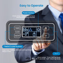 GAOMON 100LBS Commercial Ice Maker Machine Under Counter Stainless Steel Ice Machine