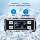 GAOMON 150LBS Commercial Ice Maker Machine Under Counter Stainless Steel Ice Machine