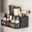 GAOMON Hair Dryer Storage Rack Bracket with 4 Compartments Waterproof