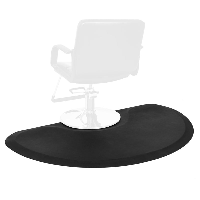 GAOMON 2pcs Salon Anti Fatigue Mat for Barber Stations Floor Mat Non Slip Black