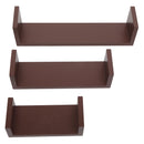 GAOMON 3pcs Wall Shelves Wall Mounted Storage Bookshelf Mdf Floating Display Shelves