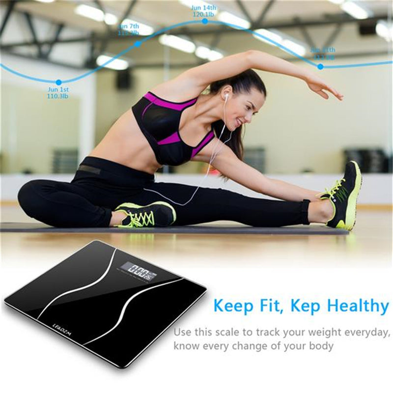 GAOMON Personal Scale Weight Management Scales 180kg/0.1kg Black