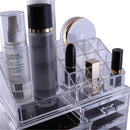 GAOMON 4Pcs/Set Makeup Organizer Plastic Cosmetic Storage Drawers Display Box Transparent