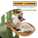 GAOMON Cactus Cat Tree with Cozy Condos Sisal Scratching Post Cat Tower