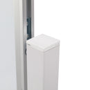 GAOMON 120x60cm Vertical Movable Double-sided Whiteboard with Stand Office Classroom White