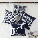 GAOMON Farmhouse Pillow Covers 18x18 Square Pillow Cases