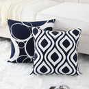 GAOMON Farmhouse Pillow Covers 18x18 Square Pillow Cases