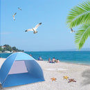 GAOMON Automatic Opening Camping Tent Beach Shelter Sunscreen Tent Blue
