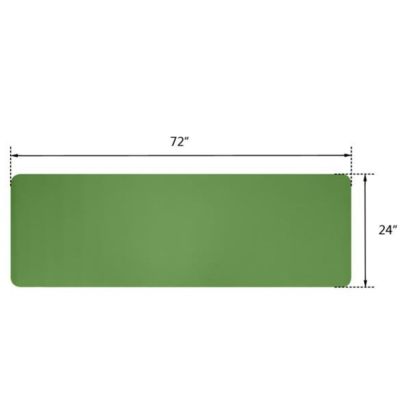 GAOMON TPE Yoga Mat 183*61*6cm Non-slip Gym Pad Dark Green