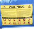 GAOMON Inflatable Castle Water Slide Bouncer Without Fan with Nozzle Arch 4.3x4x2.05m