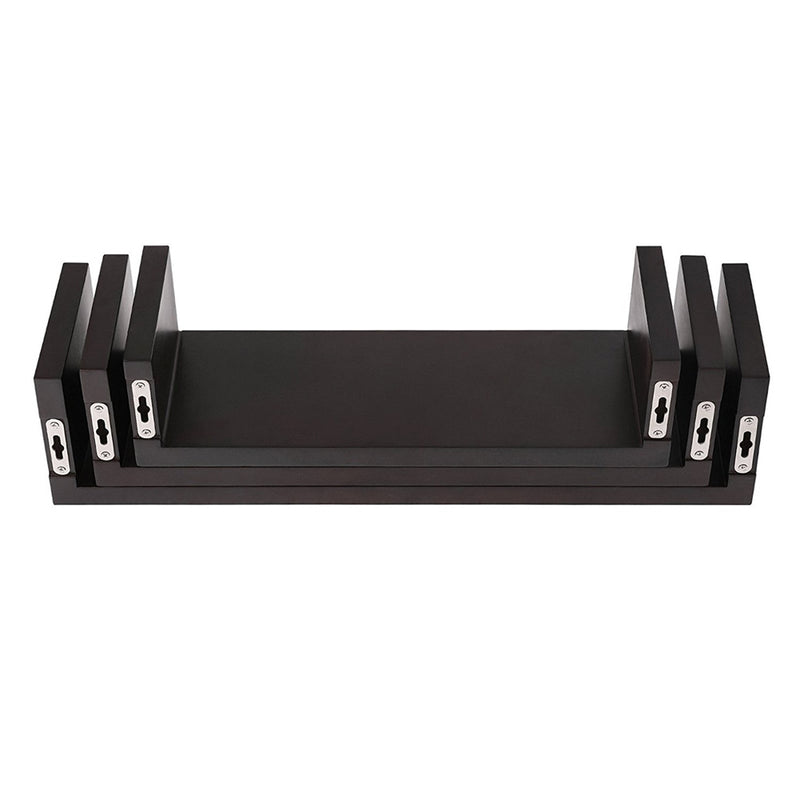 GAOMON 3pcs Floating Display Shelves U-Shaped Detachable Wall Mounted Storage Wall Shelves