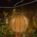 GAOMON LED IP44 Solar Lantern Lights Copper