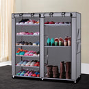 GAOMON 6 Tier Shoe Rack Shoe Shelf Storage Closet Organizer Cabinet GREY