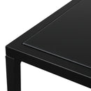 GAOMON 3pcs Single Rocking Chair Coffee Table Set Comfortable Weather-Resistant UV-Resistant