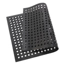 GAOMON Rubber Hexagonal Mat Waterproof Anti-Slip Floor Mat for Bars Kitchen Restaurants 60x90cm