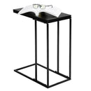 GAOMON L Side Table for Living Room Bedroom Assemble Side Table Black