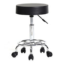 GAOMON Round Bar Stool Height Adjustable Swivel Pub Chair Black