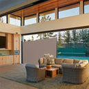 GAOMON Outdoor Side Pull Shed 300x160cm Rectangle Office Partition Coffee