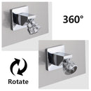 GAOMON 1.5m Shower Screen Five Water Outlet Modes Stainless Steel Silver