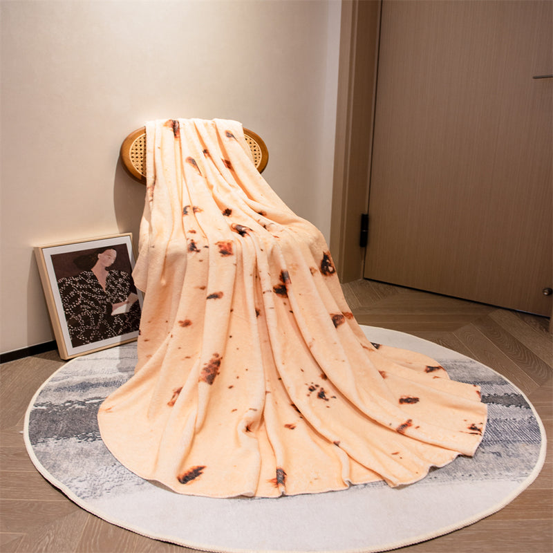 GAOMON Flannel Tortilla Blankets Soft Comfortable Fuzzy Warm Throw Blankets