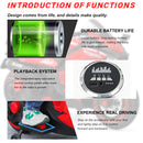 GAOMON Electric Motorcycle Toys 12V Battery 2-Wheel Motorbike Kids Rechargeable Ride - Blue