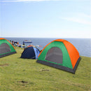 GAOMON 2 Person Tent Windproof Double Door Single Layer Camping Tent Green