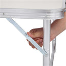 GAOMON Folding Table 90 x 60 x 70cm Foldable Table White