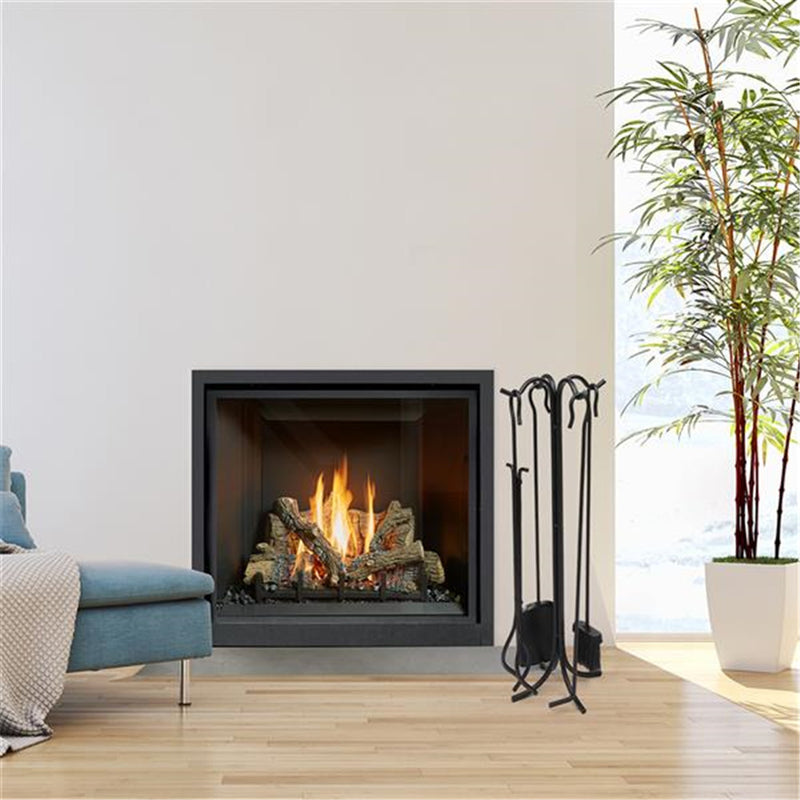 GAOMON Fireplace Stove Tools 5-in-1 Hook Bracket Black