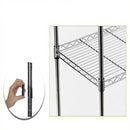 GAOMON 3-shelf Adjustable Heavy Duty Storage Shelving Organizer Wire Rack Silver