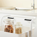 GAOMON 3 Layers Storage Cart for Kitchen Bedroom Milk White