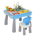 GAOMON Kids Activity Table Set Building Block Table with Chair