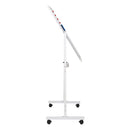 GAOMON 120x60cm Vertical Movable Double-sided Whiteboard with Stand Office Classroom White