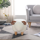 GAOMON Kids Decorative Animal Storage Stool Home Cartoon Chair White