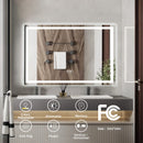 GAOMON LED Bathroom Mirror 24 x32  Large Dimmable Wall Mirrors Front Backlight Anti Fog Shatter-Proof