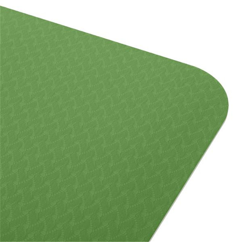GAOMON TPE Yoga Mat 183*61*6cm Non-slip Gym Pad Dark Green
