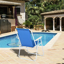 GAOMON Beach Chair Outdoor Beach 48.5*44*75cm Blue