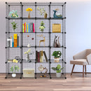 GAOMON Diy 20-cube Storage Rack Multifunctional Unit Modular Organizer